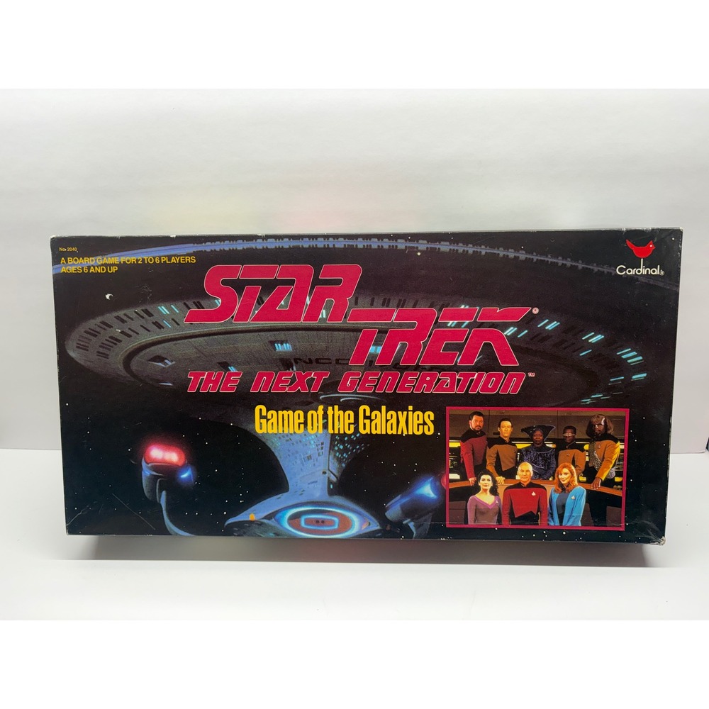 Vintage 1993 Star Trek The Next Generation Game of the Galaxies Board Game